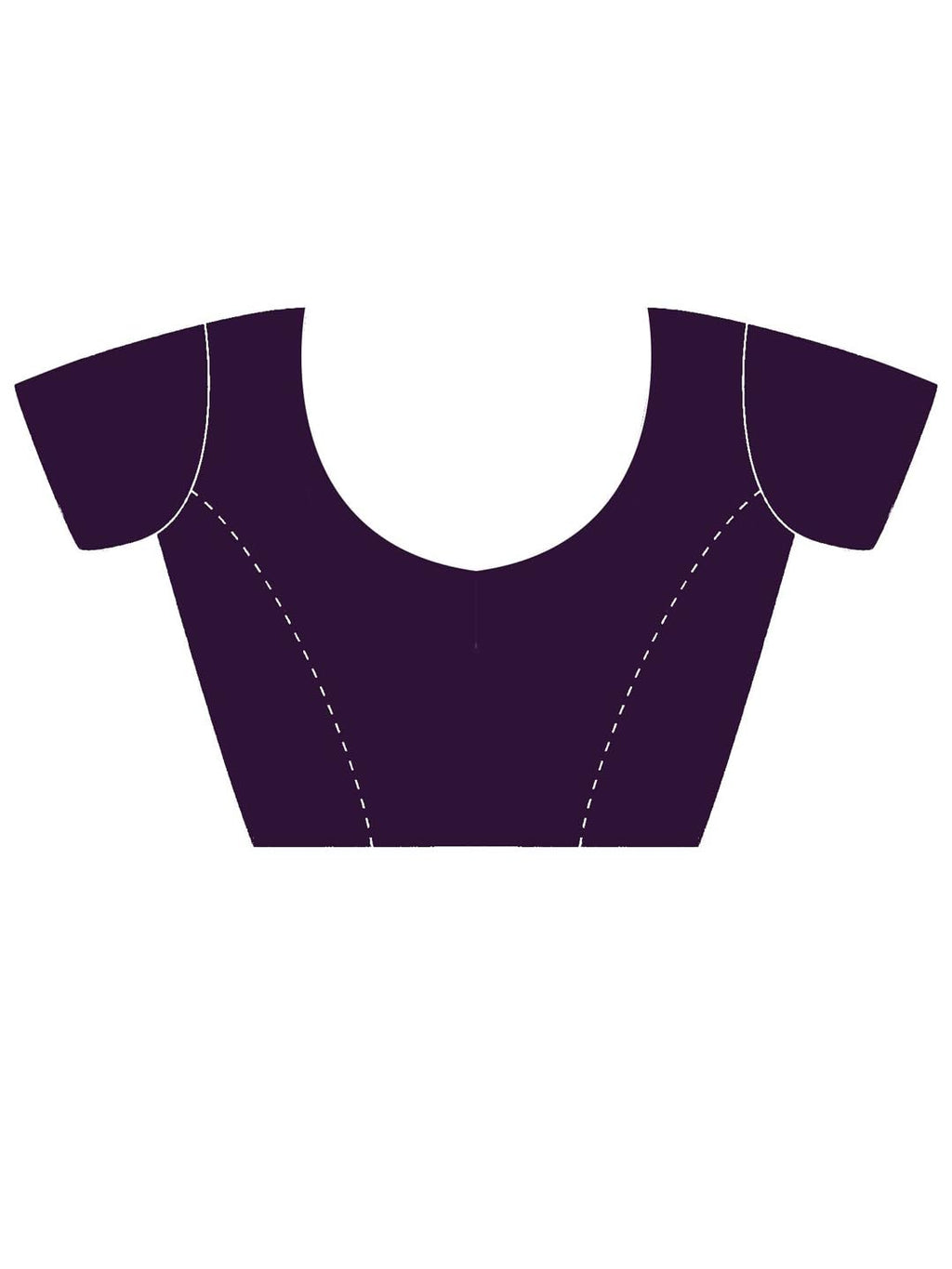 Purple Georgette Floral Saree