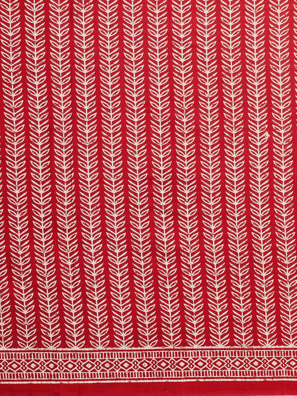 Red Bhagalpuri Silk Ethnic Motif Saree