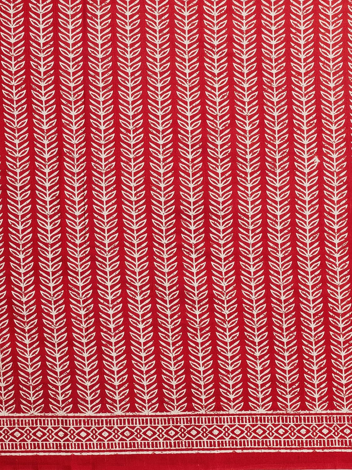 Red Bhagalpuri Silk Ethnic Motif Saree