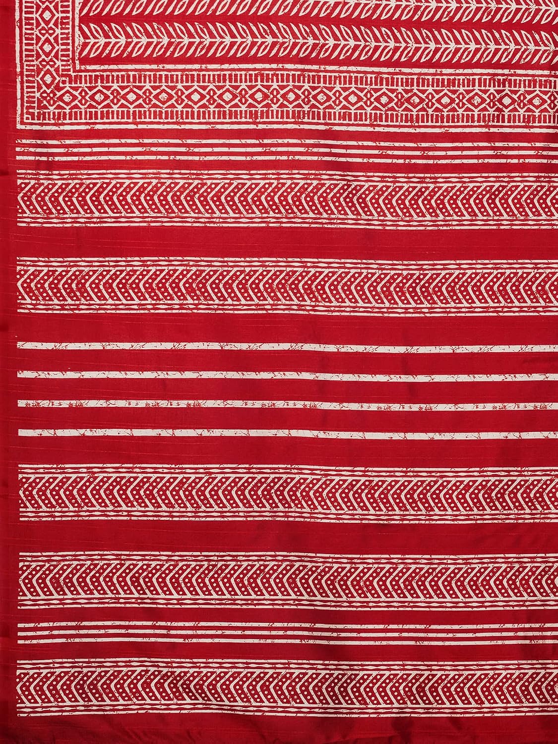 Red Bhagalpuri Silk Ethnic Motif Saree